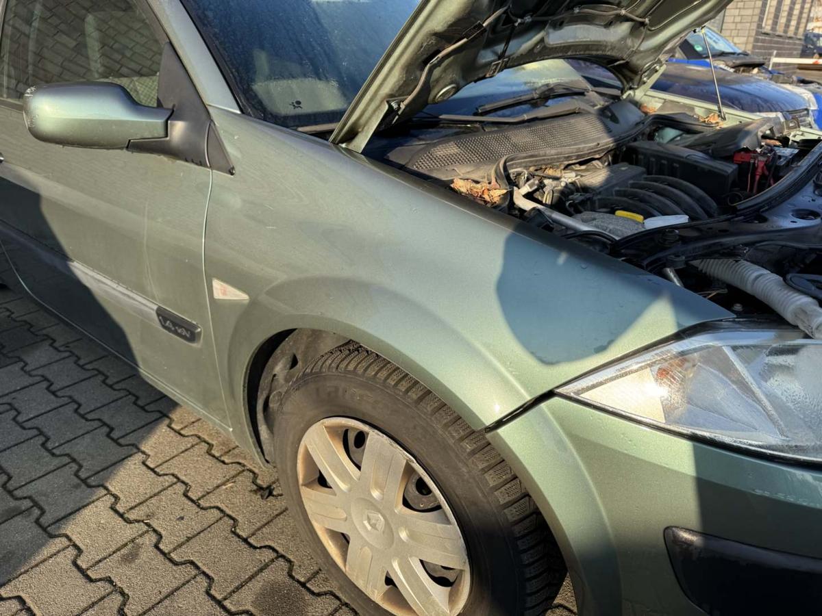 Renault Megane 2 original Kotfl&uuml;gel vorn rechts TED97 Gr&uuml;n Bj.2005
